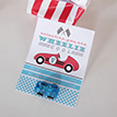 Wheelie Cool Vintage Car Valentines Day Printable Card - Instant Download